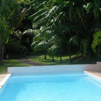 piscine et jardin du meublé de tourisme