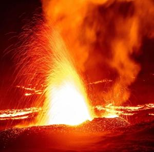 Piton de la fournaise : éruption juillet 2015