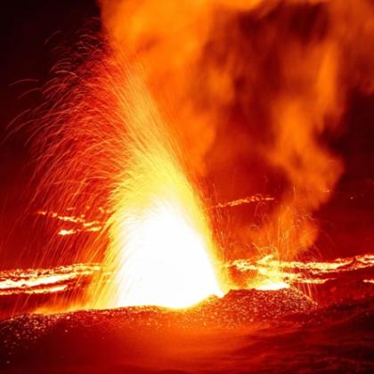 Piton de la Fournais: eruption in July 2015